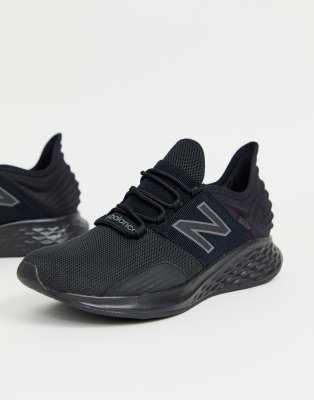 new balance running roav trainers in triple black