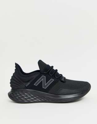 new balance running roav trainers in triple black