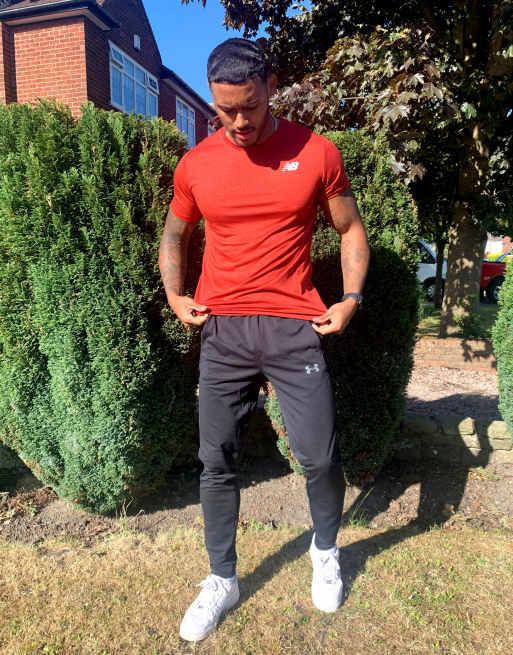 New Balance Running - Sport tech - Rød T-shirt