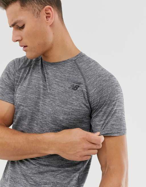New Balance - Running Tenacity - Grå t-shirt