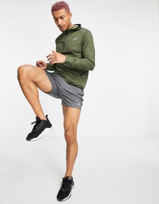 new balance tenacity hooded quarter zip