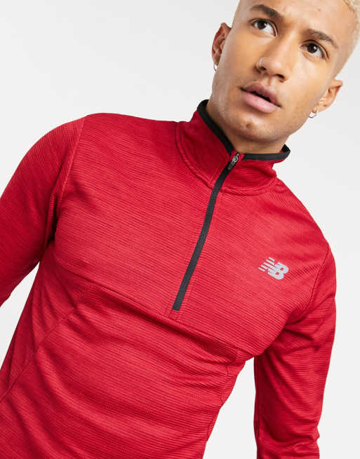 Red new balance quarter zip new arrivals