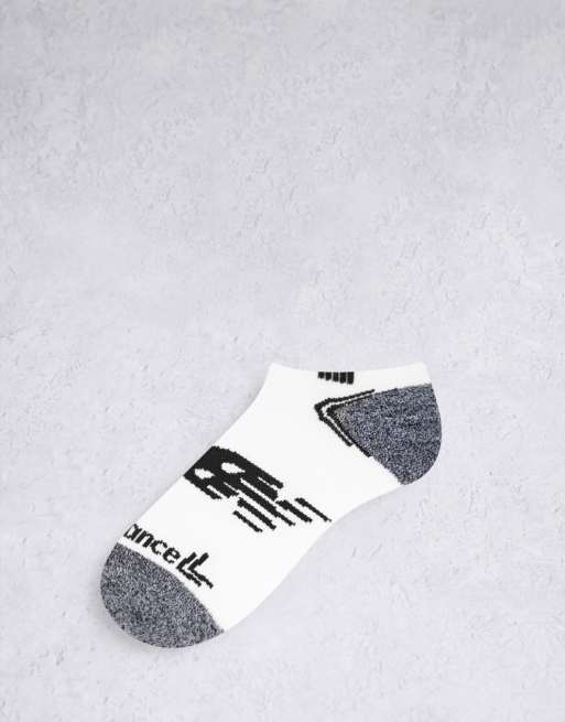 New Balance – Running – Vita osynliga strumpor, 3-pack , 2 av 4