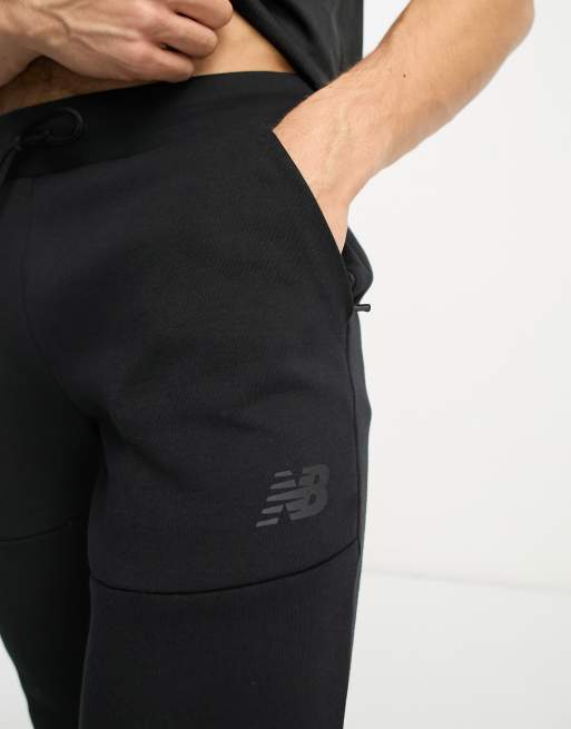 New Balance - R.W. - Tech fleece broek in zwart, 3 van 4