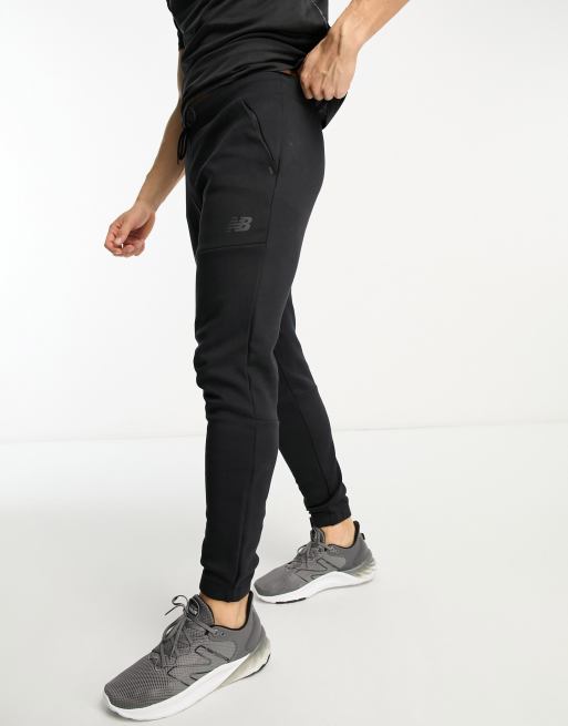 New Balance - R.W. - Tech fleece broek in zwart, 4 van 4
