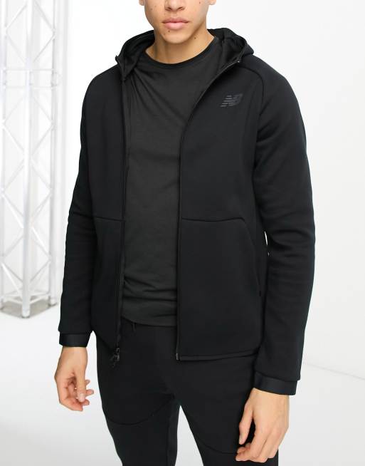 New Balance R.W. tech fleece full zip in black