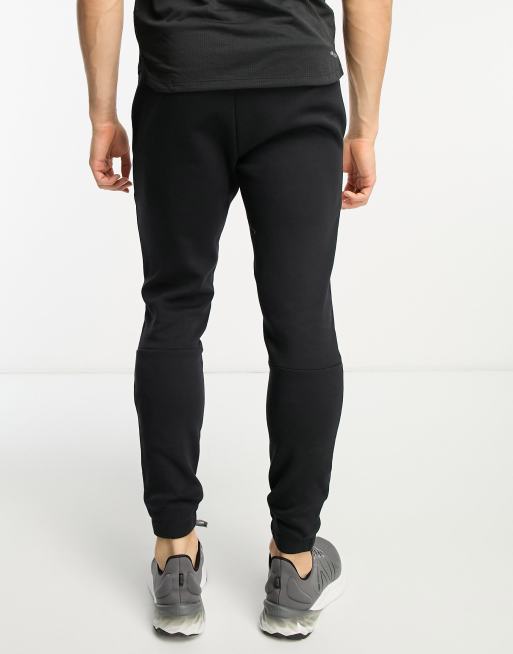 New balance mens discount slim fleece pants black