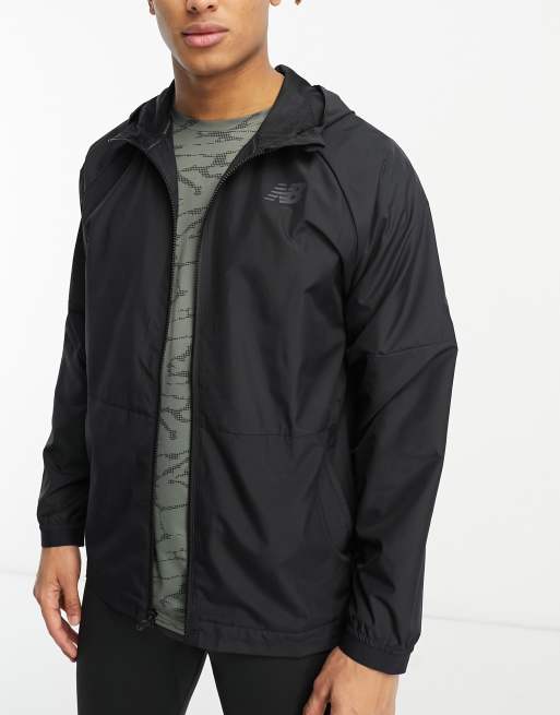 New Balance R.W. tech lightweight jacket in black | ASOS