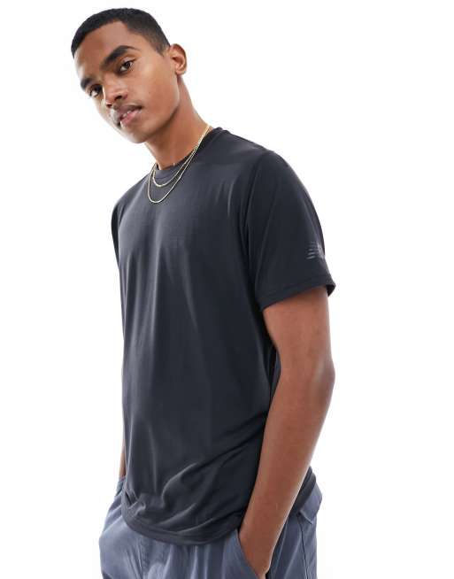 New Balance - R.W. - Tech T-shirt met Dri-Release in zwart