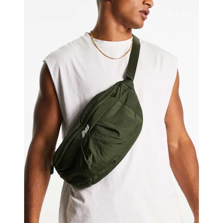 New Balance Sac banane logo Vert ASOS