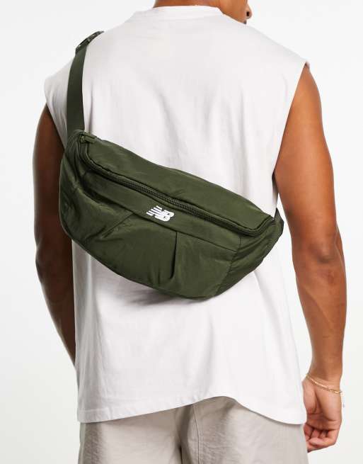 New Balance Sac banane logo Vert ASOS