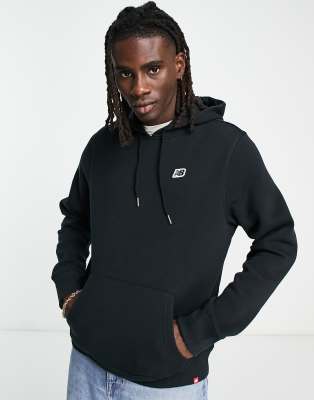 New Balance small logo hoodie in black - ASOS Price Checker