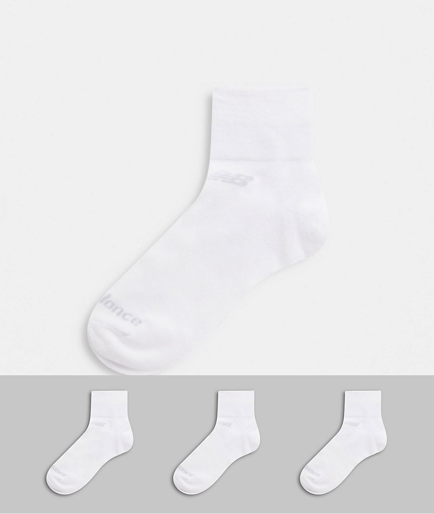 New Balance - Set van 3 sokken in wit