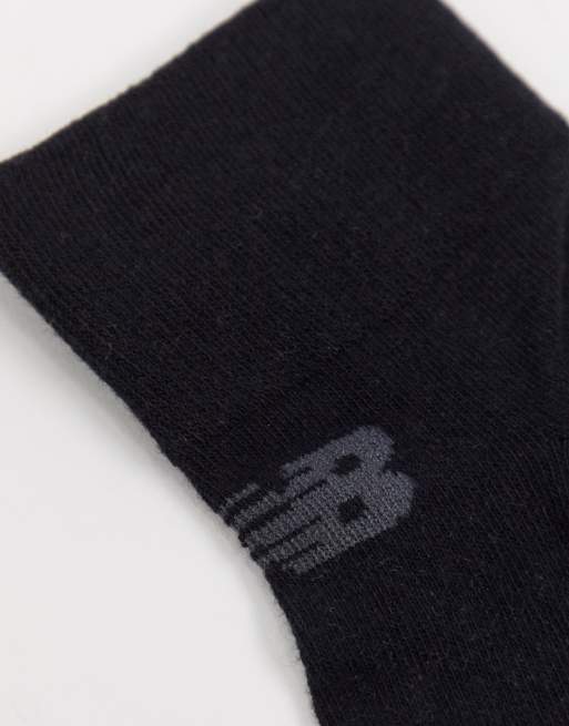 New Balance - Set van 3 sokken in zwart, 2 van 4