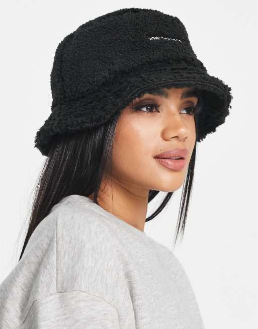 sherpa bucket hat black