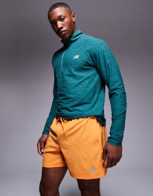 New Balance - Short basique 5 pouces - Orange