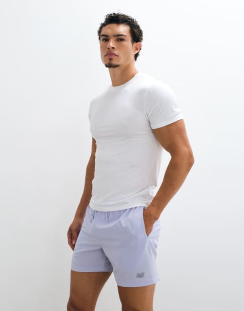 New Balance short de sport Essential 5 pouces lilas - view 1