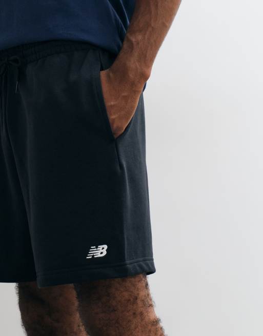 New Balance short en molleton éponge sport essentials 7 pouces noir, 4 de 5