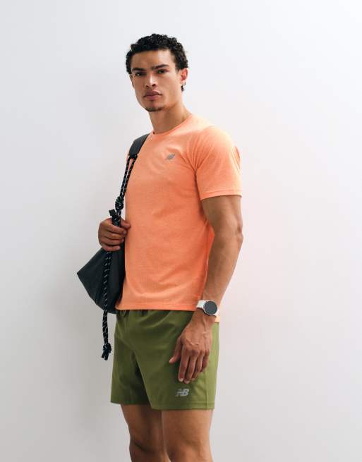 New Balance short Sport Essential 5 pouces en kaki, 3 de 5