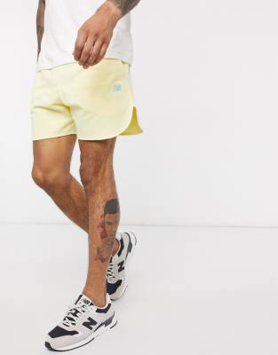 asos yellow shorts