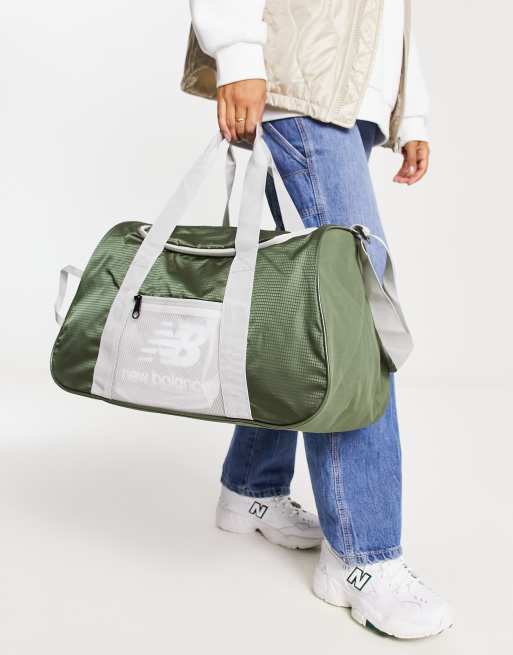 New Balance small duffle bag in deep olive