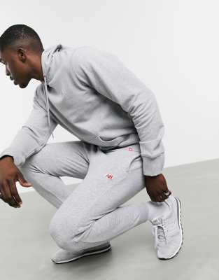 New Balance small logo joggers in grey | ASOS
