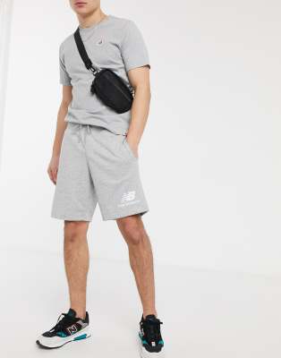 new balance grey shorts