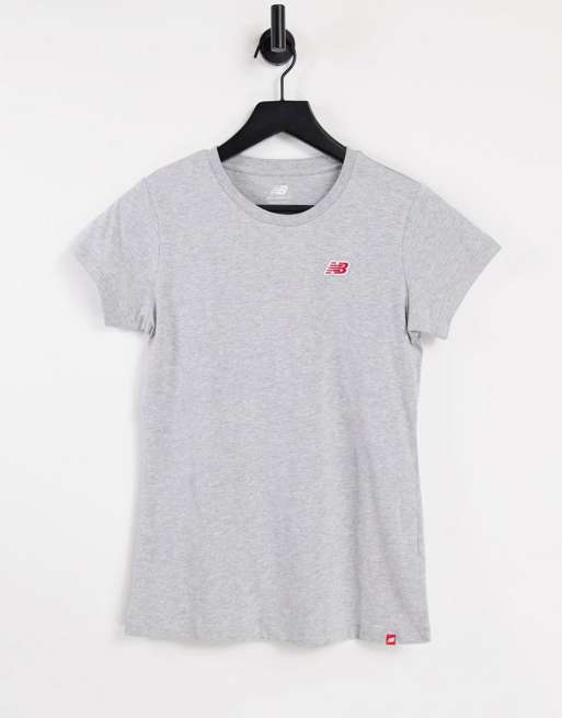 New Balance small logo t-shirt in grey