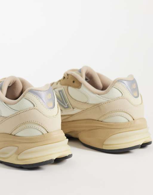 New Balance sneakers beige e bianco sporco, 5 di 5