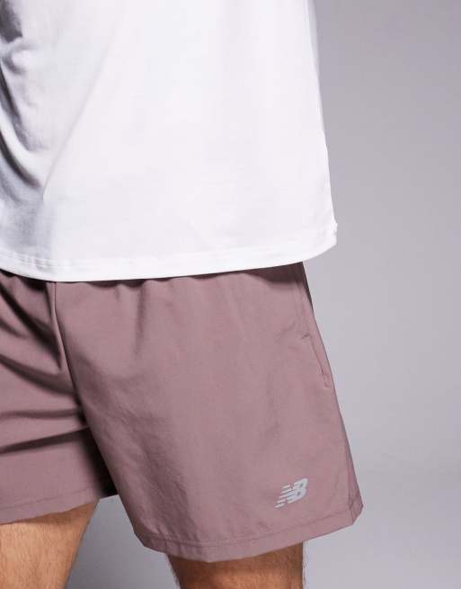 New Balance Sport 7 inch shorts in brown, 2 of 5