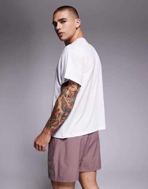 New Balance Sport 7 inch shorts in brown, 3 of 5