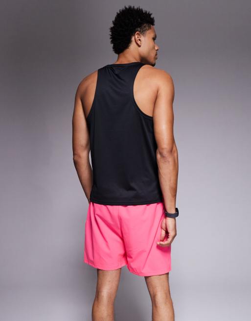 New Balance Sport 7" shorts in bright pink, 4 of 5