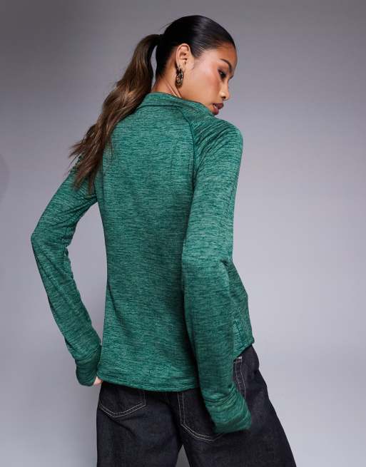 New Balance sport athletics heat grid long sleeve 1/4 zip