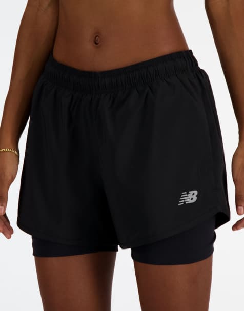 New Balance - Sport Essential - 2 in 1 short van 3" in zwart - view 1