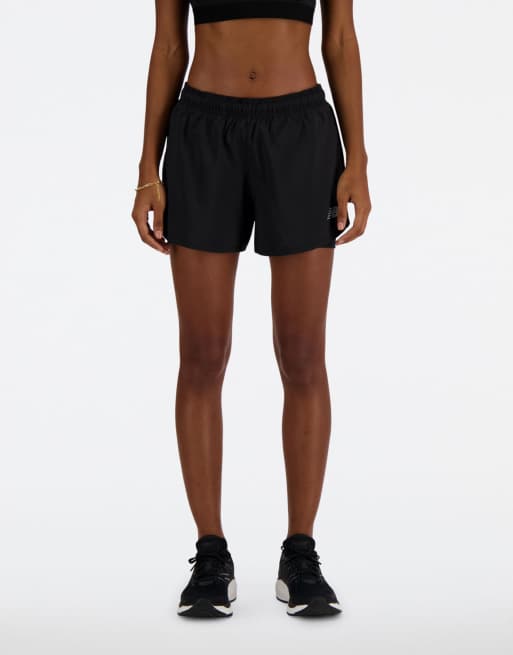 New Balance - Sport Essential - 2 in 1 short van 3" in zwart, 2 van 4
