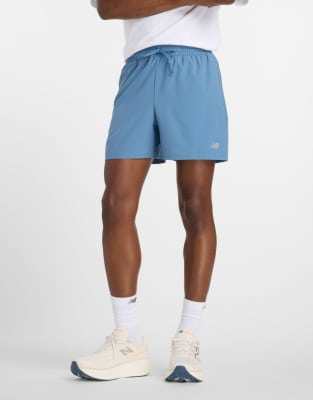 New Balance - Sport Essential - Short 5 pouces - Bleu