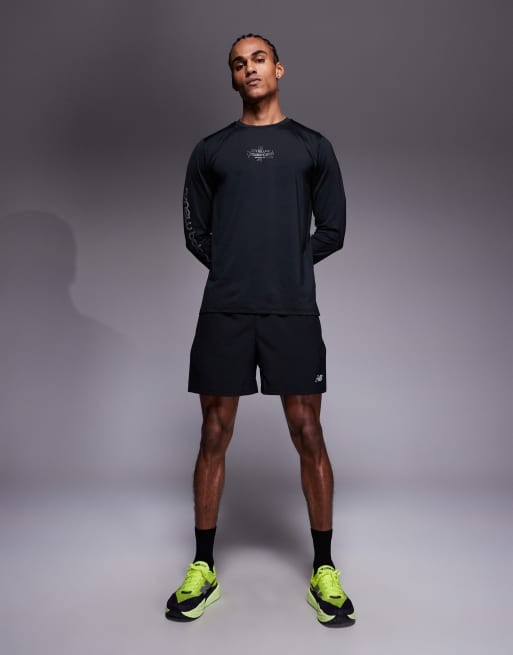 New Balance – Sport Essential – Svarta shorts, 5 tum, 2 av 5