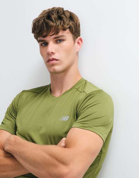 New Balance sport essential T-shirt in kaki - view 1