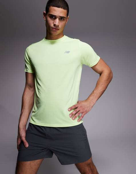New Balance – Sport Essential – T-Shirt in Neongelb - view 1
