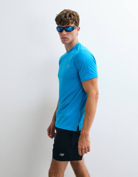 New Balance sport essential T-shirt in teal blue - view 1