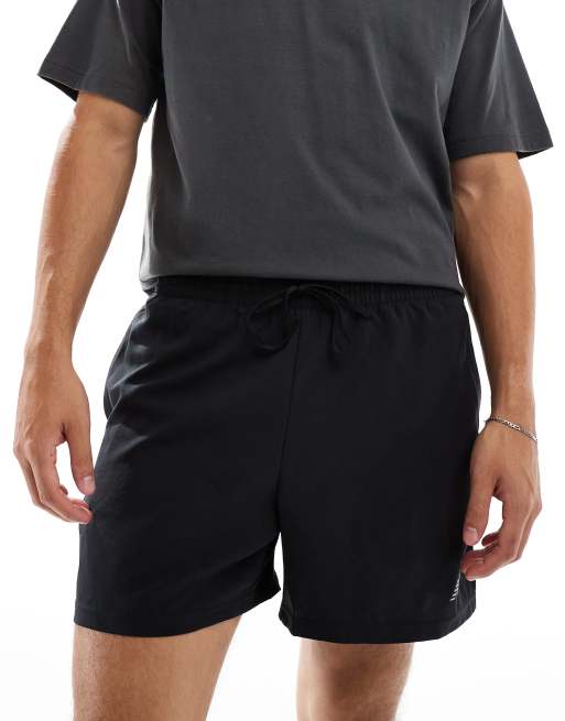 New Balance sport essentials 5 inch shorts in black