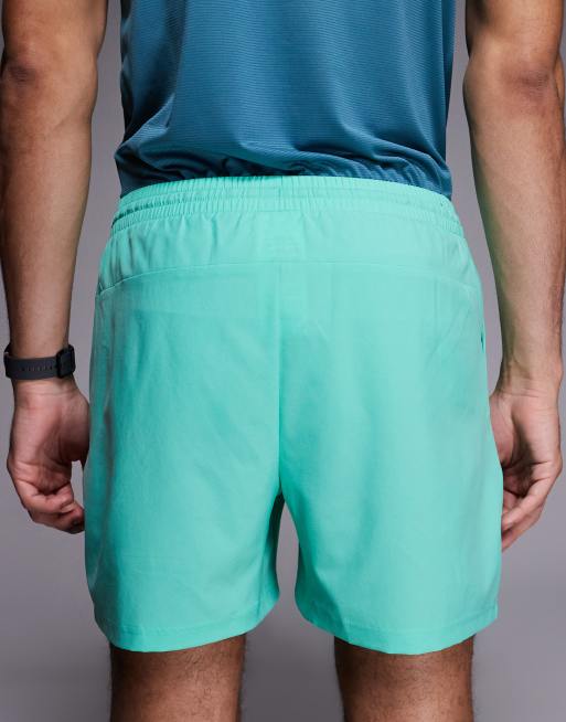 New Balance Sport Essentials 5 inch shorts in green, 5 of 5