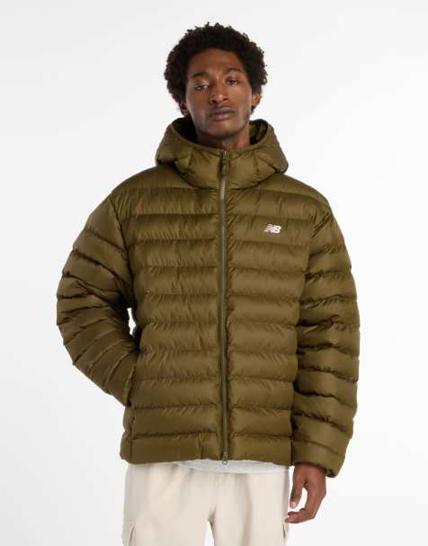 New Balance - Sport Essentials - Doudoune à capuche - Vert forêt - view 1