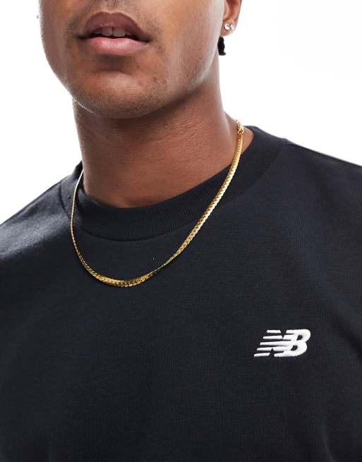 New Balance - Sport Essentials - Felpa girocollo nera in spugna , 3 di 4