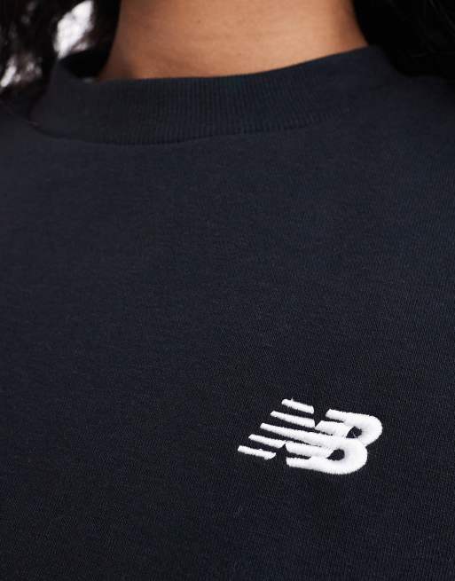 New Balance - Sport Essentials - Felpa girocollo nera in spugna, 2 di 4