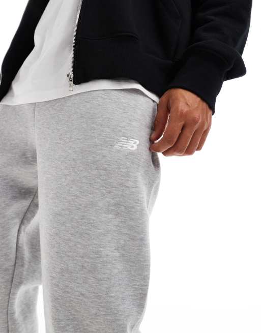 New Balance sport essentials fleece jogger in grey