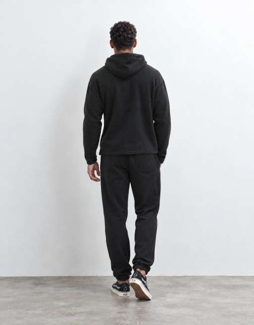 New Balance sport essentials fleece joggingbroek in zwart, 6 van 10