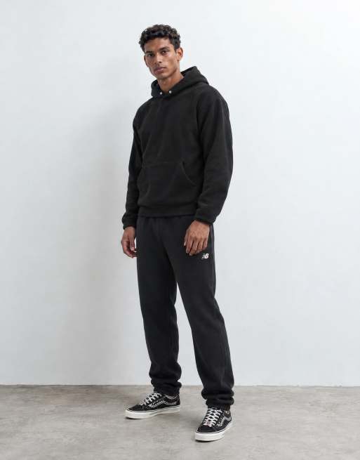 New Balance sport essentials fleece joggingbroek in zwart, 7 van 10
