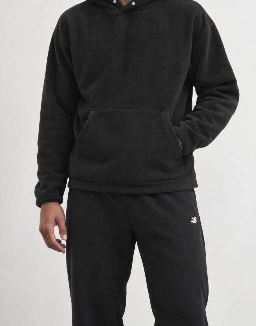 New Balance sport essentials fleece joggingbroek in zwart, 8 van 10