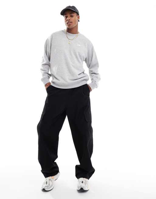New Balance Sport essentials french terry crew sweatshirt in grey, 4 of 4